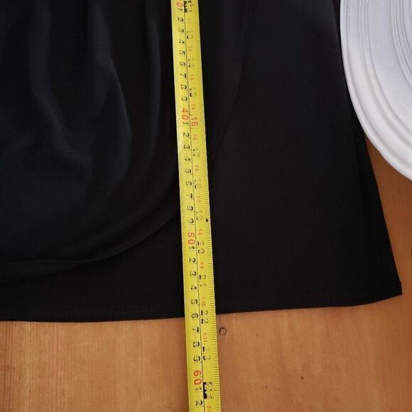 Cache Small Black Faux Wrap Mini Skirt - Picture 8 of 8